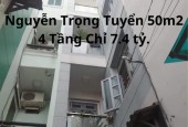 Bán Nhà Nguyễn Trọng Tuyển 50m2 4 Tầng 4PN Chỉ 7.4 Tỷ P8 Phú Nhuận.